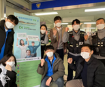 관내 경찰서 내 홍보 배너 설치 사진